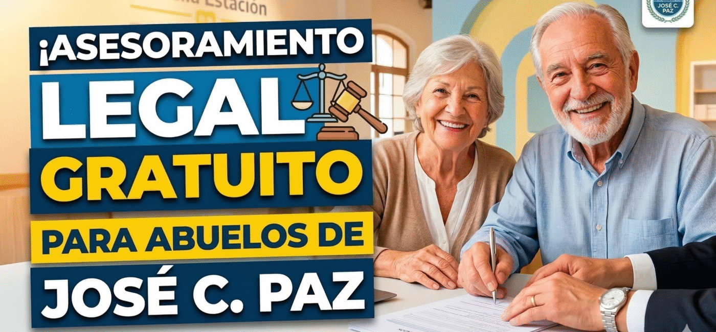 Asesoramiento legal gratuito y contención para adultos mayores en el centro La Bella Estación de José C Paz