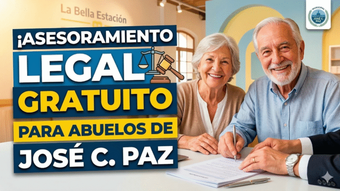 Asesoramiento legal gratuito y contención para adultos mayores en el centro La Bella Estación de José C Paz