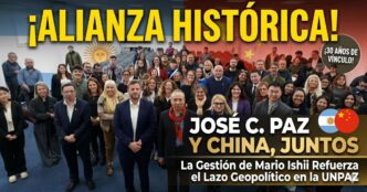 Multitudinaria apertura Semana de China en UNPAZ José C. Paz alianza gestión Mario Ishii