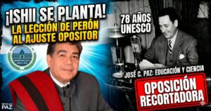 Mario Ishii, intendente de José C. Paz, defendiendo la educación y la cultura frente al feroz ajuste de la oposición.