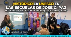 UNESCO José C. Paz histórico taller de convivencia y resolución de conflictos en escuelas