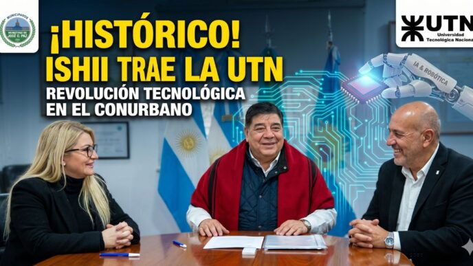Mario Ishii y el Rector de la UTN firman acuerdo histórico para el Polo Universitario de José C. Paz.